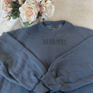 Taylor swift eras blue crew neck sweatshirt XL